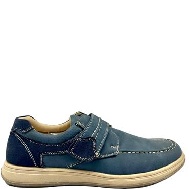 CHARLES SOUTHWELL GTS STITCH VEL SHOE - BLUE